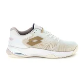 Buty sportowe damskie - Damskie buty tenisowe Lotto Mirage 100 II Clay W All White/Warm Taupe EUR 38,5 - miniaturka - grafika 1