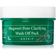 Maseczki do twarzy - AXIS-Y Mugwort Pore Clarifying Wash Off Pack 100.0 ml - miniaturka - grafika 1