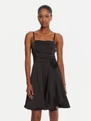 Sukienki - Rinascimento Sukienka koktajlowa CFC0125219003 Czarny Slim Fit - miniaturka - grafika 1