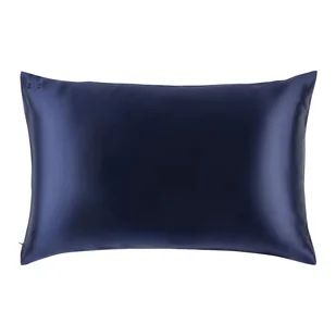SLIP Pure Silk Queen Pillowcase Navy - Pozostałe akcesoria do kąpieli i SPA - miniaturka - grafika 1