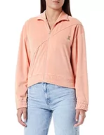 Bluzy damskie - Just Cavalli Damska bluza z zamkiem błyskawicznym, 300 Pyłoszczelny Różowy, XXL - miniaturka - grafika 1