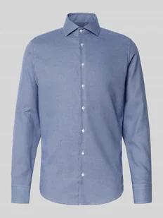 Koszula biznesowa o kroju slim fit z kołnierzykiem typu kent - Koszule męskie Koszula biznesowa o kroju slim fit z kołnierzykiem typu kent - Koszule męskie - miniaturka - grafika 1