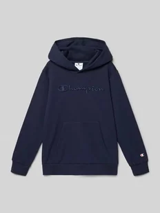 Bluza o kroju regular fit z kapturem i wyhaftowanym logo model ‘Icons’ - Swetry dla chłopców - miniaturka - grafika 1