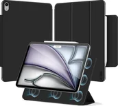 Etui do tabletów - Tech-Protect Smartcase Magnetic do iPad Air 13” 1 / 2 / 2024-2025 czarne 5906302363247 - miniaturka - grafika 1