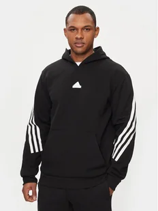 adidas Bluza Future Icons 3-Stripes IN1841 Czarny Relaxed Fit - Bluzy męskie - miniaturka - grafika 1