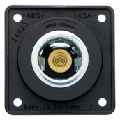 Gniazdka elektryczne - Hager Polo Integro Gniazdo zasilania 12V antracyt mat 0845712505 0845712505 - miniaturka - grafika 1