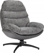 Fotele - Signal Fotel tapicerowany GISELLE czarny - miniaturka - grafika 1