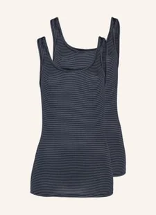 Schiesser Topy Modal Essentials, 2 Szt. blau - SCHIESSER - Koszulki i topy damskie - miniaturka - grafika 1
