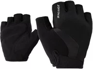 Rękawiczki sportowe męskie - Ziener męskie rękawiczki crido Bike Gloves, czarny, 10 988206 - miniaturka - grafika 1