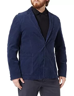camel active Męska marynarka 442185/8I34, luźny blezer, Night Blue, 60 (DE) - Marynarki męskie - miniaturka - grafika 1