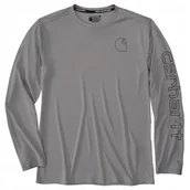 Koszulki męskie - Koszulka Carhartt Sun Defender Lightweight Logo L/S - miniaturka - grafika 1