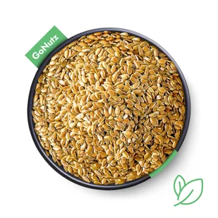 GONUTZ Siemię lniane złote BIO 1kg - Zdrowa żywność - miniaturka - grafika 1