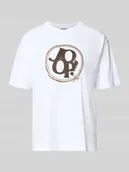 Koszulki i topy damskie - T-shirt z nadrukiem z logo model ‘Tashi’ - miniaturka - grafika 1