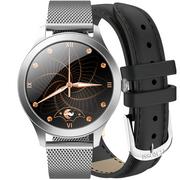 Smartwatch - Gino Rossi SW014G-1-3C1-2 Srebrny - miniaturka - grafika 1