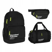 Plecaki - Plecak młodzieżowy w zestawie z torbą i saszetką Exploration Starpak 561902 - miniaturka - grafika 1