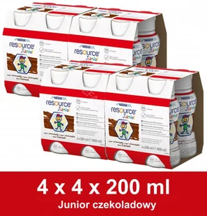NESTLE Resource Junior czekoladowy 4 x 200 ml - Żywienie medyczne - miniaturka - grafika 3