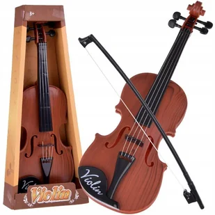 Plastikowe skrzypce ze smyczkiem zabawka dla dziecka 42 cm IN0174 CI - Instrumenty muzyczne dla dzieci - miniaturka - grafika 1
