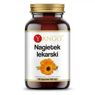 YANGO Yango Nagietek lekarski 450 mg 90 k - Suplementy naturalne - miniaturka - grafika 1