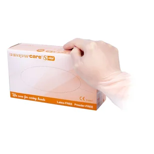 SEMPERCARE Sempercare VINYL-XL Rękawice winylowe bezpudrowe od Sempermed SEM-825781039 - Rękawiczki jednorazowe - miniaturka - grafika 2