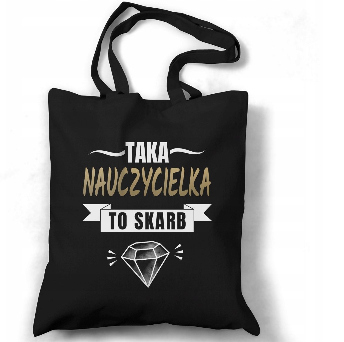 Torba BAWEŁNIANA Z NADRUKIEM EKO Shopperbag Dzień Nauczyciela Nauczycielka