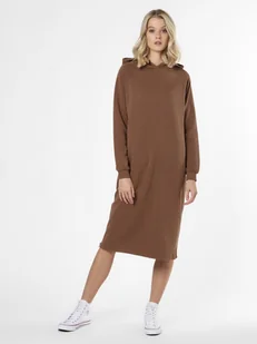 Noisy May - Sukienka damska Helene, brązowy - Sukienki - miniaturka - grafika 1