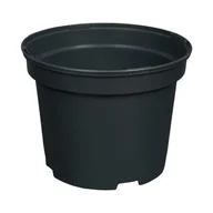 Donice - Doniczka produkcyjna śr.23 cm 5l czarna Donkwiat - miniaturka - grafika 1