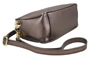 Damska torebka metalizowana - Złota ciemna - Torebki damskie - miniaturka - grafika 6