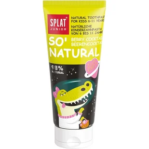 Lbiotica Junior Berry Cocktail - Bio pasta bez fluoru z hydroksyapatytem dla dzieci od 6 do 11 lat, 55 ml, NOWOŚĆ! Pas000195 - Pasty do zębów - miniaturka - grafika 4