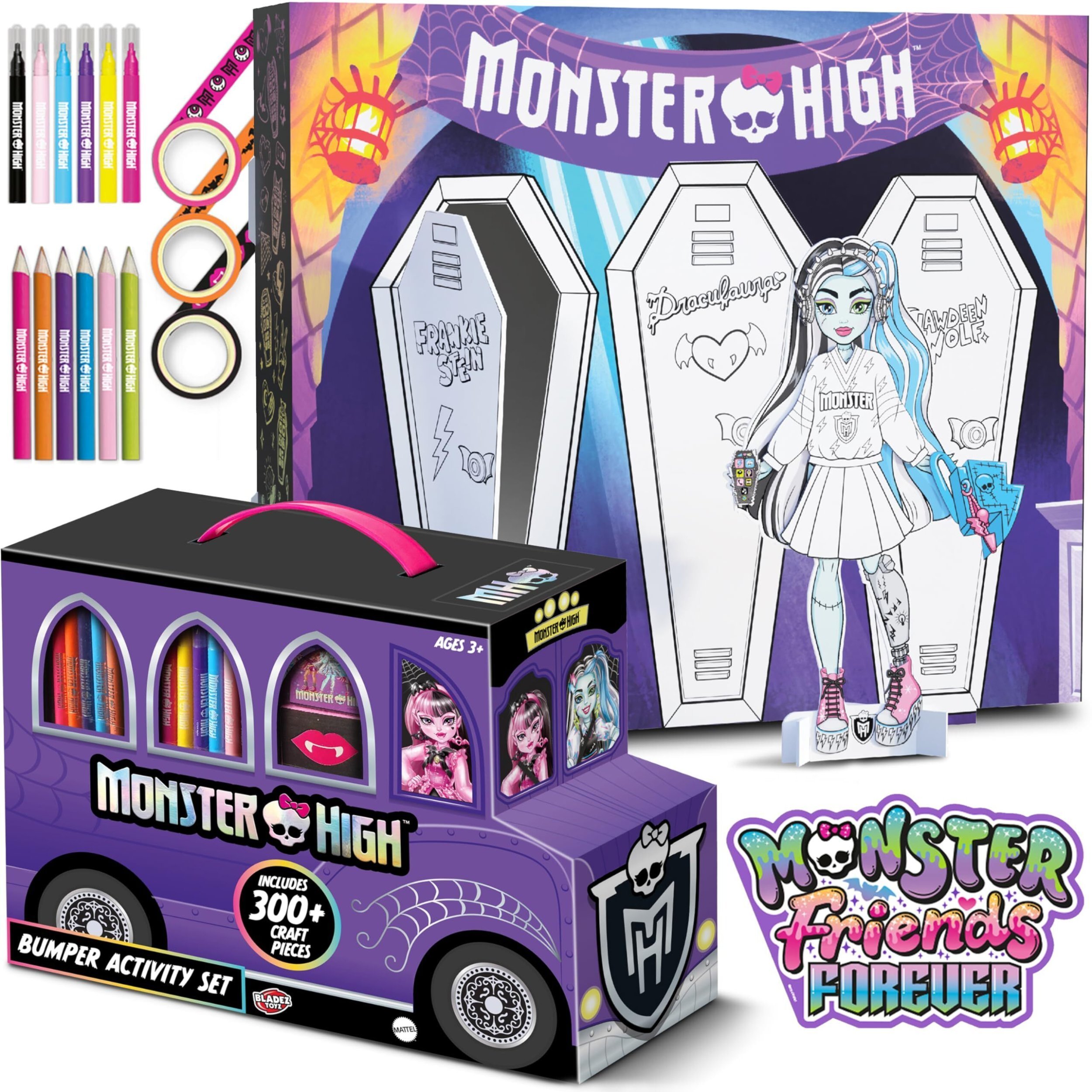 MONSTER HIGH BLADEZ mega zest.kreatywny MH85895