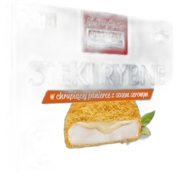 Abramczyk Steki rybne z sosem serowym 220 g