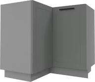 Meble kuchenne - Bergamo Szafka Dolna Narożna D12/90 Szary Mat - miniaturka - grafika 1