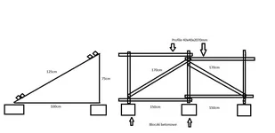 Komplet elementów do wykonania samodzielnie stelaża na grunt na 6 paneli 30mm w pionie - Akcesoria do kolektorów i fotowoltaiki - miniaturka - grafika 1