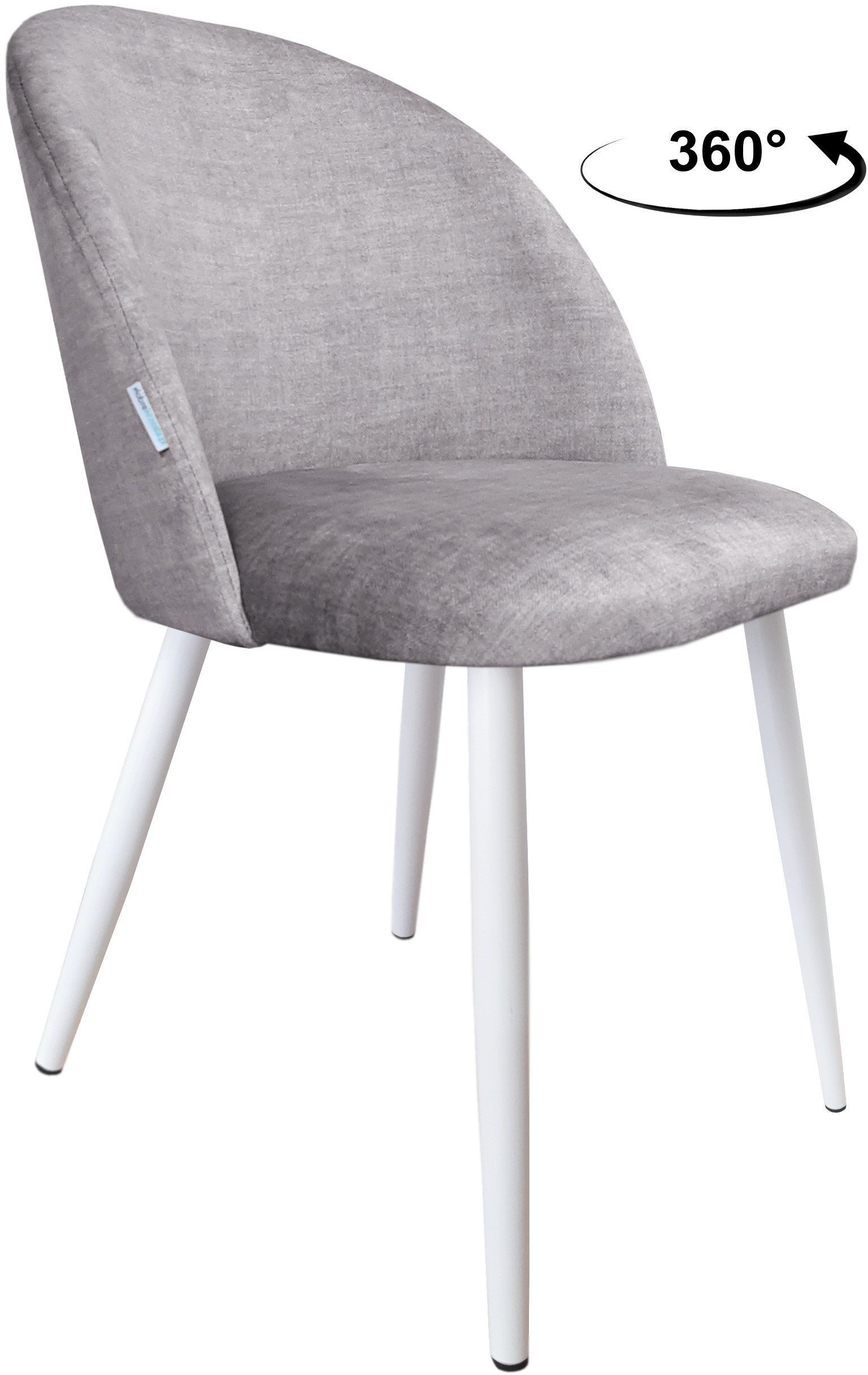 Krzesło obrotowe Colin podstawa biała Vogue 14