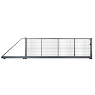 Bramy garażowe - NATERIAL Brama przesuwna Modus 5x1.5 m lewa antracytowa - miniaturka - grafika 1