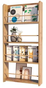 Otwarty regał na książki dąb artisan W8-E33 - Regały Otwarty regał na książki dąb artisan W8-E33 - Regały - miniaturka - grafika 1