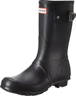 Kalosze damskie - Hunter Oryginalne krótkie kalosze unisex, Czarny oryginalny krótki Wfs1000rma, 41 EU - miniaturka - grafika 1