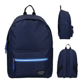 Plecaki szkolne i tornistry - Vadobag Plecak Szkolny Przedszkolny Młodzieżowy Na Wycieczki Dziecięcy Skooter Not Your Business Granatowy - miniaturka - grafika 1