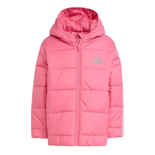 adidas Uniseks - dzieci ESSENTIALS 3 STRIPES PADDED JACKET, Pink Fusion/White, 5-6 Years - Kurtki i płaszcze dla chłopców - miniaturka - grafika 1