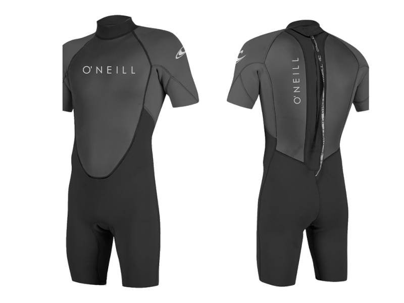 ONEILL wetsuits męska Reactor II 2 MM Back Zip Spring Wetsuit, czarny, l 5041-A00-L