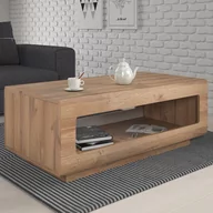 Stoły - STÓŁ INTERMEZZO KOLOR NATURALNY BRĄZ STYL NOWOCZESNY 110X60 HAKANO - TABLE/COFFE/HEL/INTERMEZZO/OAKGRAND/110X44 - miniaturka - grafika 1