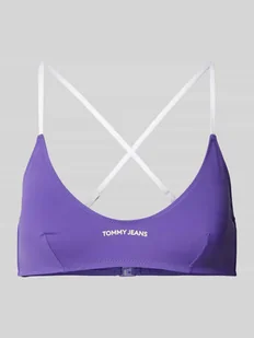 Biustonosz typu bralette z nadrukiem z logo - Stroje kąpielowe - miniaturka - grafika 1