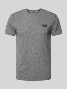 T-shirt z wyhaftowanym logo - Koszulki męskie - miniaturka - grafika 1