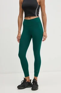 Reebok legginsy treningowe Active Collective Dreamblend kolor zielony gładkie 100205552 - Legginsy - miniaturka - grafika 1