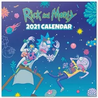 Kalendarze - Oryginalny kalendarz Rick i Morty 2021 ścienny - miniaturka - grafika 1