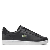 Sneakersy męskie - Sneakersy Lacoste 748SMA0011 Czarny - miniaturka - grafika 1