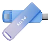 Pendrive - SanDisk Creator Phone Drive pamięć USB 256 GB USB Type-C / Lightning 3.2 Gen 1 (3.1 Gen 1) Niebieski, Liliowy SDIXD0N-256G-GN6TP - miniaturka - grafika 1