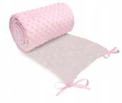 Ochraniacze do łóżeczka - OCHRANIACZ MINKY 180x30 DO ŁÓŻECZKA 120x60 HIT! - miniaturka - grafika 1