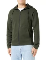 Kurtki męskie - Bestseller A/S Męska kurtka JJEJAX Sweat Zip Hood NOOS z kapturem, Rosin, XXL, rodzynka, XXL - miniaturka - grafika 1