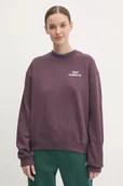 Bluzy damskie - New Balance bluza damska kolor fioletowy z nadrukiem WT43559PLN - miniaturka - grafika 1