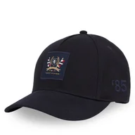 Czapki męskie - Czapka z daszkiem Tommy Hilfiger Th Seasonal Preppy Logo Cap AM0AM13161 Granatowy - miniaturka - grafika 1